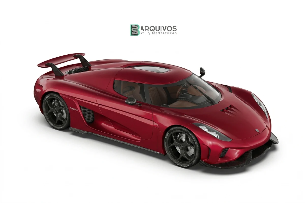 Modelo 3D STL - Koenigsegg Regera 2016 — foto 2